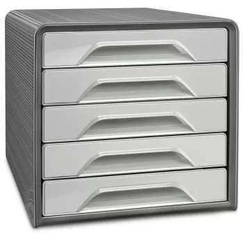CEP Office Solution Smoove Drawer Box Light Grey with 5 Drawers 1071116361