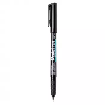 Pentel NMF50 Püsimarker ülipeene otsaga 0,3 mm joon, must, 12 tk pakk