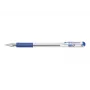 Pentel Gel Roller 0.3mm Blue Hybrid-Grip Rubber Grip Zone