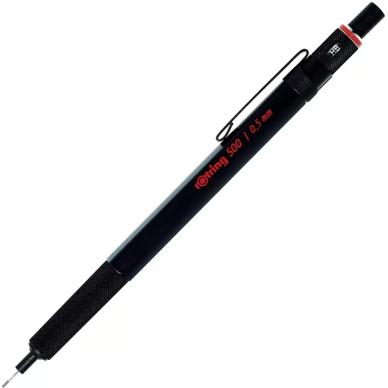 rOtring 500 mehaaniline pliiats 0,5 mm must kingitustarbekarp