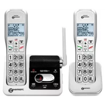 Geemarc AMPLIDECT 595-2 U.L.E Duo juhtmeta telefon 2 toruga - baasjaam - laadimishäll