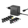 PORT Designs GaN 65W USB-C Power Supply - Universal Wall Charger - EU Plug - Black