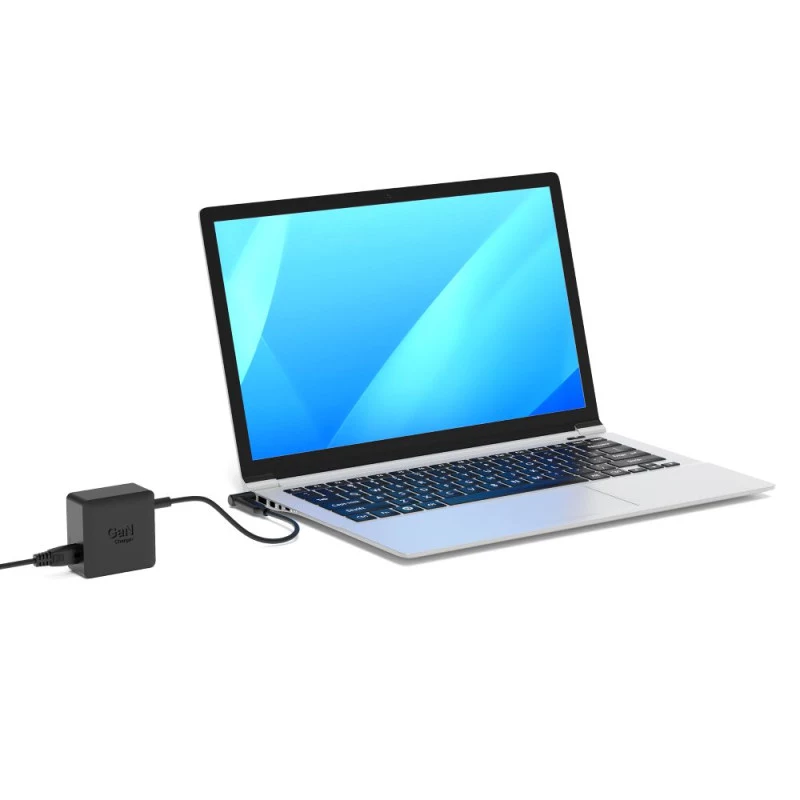 PORT Designs GaN 65W USB-C toiteadapter ASUS-ile - EU pistik - must