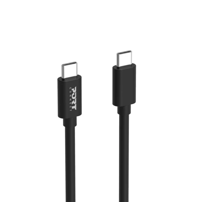 PORT Designs 2-Port GaN USB-C/A Adapter 4-in-1 65W Charger Black