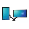 PORT Designs PORT Connect Reguleeritav Topeltmonitori Hoidik - 2 ekraanile kuni 32 inch - Lauaklamber/Ava kinnitus - Must