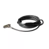PORT Designs PORT Connect Security Cable Lock 1.55 m Must/Hõbe