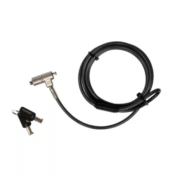 PORT Designs PORT Connect Security Cable Lock 1.55 m Must/Hõbe