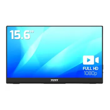 PORT Designs PORT Connect 15.6 inch kaasaskantav IPS monitor - Full HD 1920x1080 - USB-C ja Mini HDMI