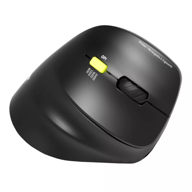 PORT Designs PORT Connect Professional ERGO SHAPE Juhtmeta laetav hiir - paremakäeline - optiline - 5 nuppu - 2,4 GHz, Bluetooth - USB-vastuvõtja
