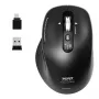 PORT Designs PORT Connect Professional BUSINESS Laetav Juhtmevaba Hiir - Optiline - 6 Nuppu - 2,4 GHz, Bluetooth - USB Vastuvõtja - Must