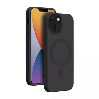 Bigben Interactive Soft Case with MagSafe for Apple iPhone 14, Black