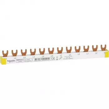 Schneider Electric Fork Busbar 3P 12 Modules 63A R9XFH312