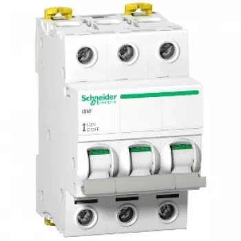 Schneider Electric Acti9 iSW A9S65363 3-pooluseline isolatsioonilüliti 63A 400V AC valge