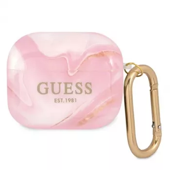 Guess GUA3UNMP AirPods 3 Cover Pink Marble Collection