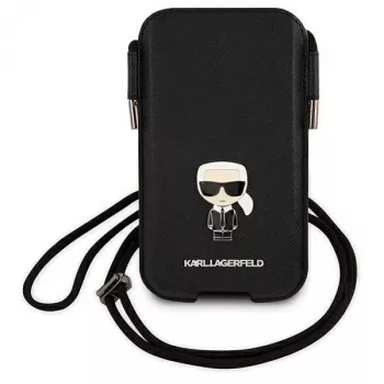 Karl Lagerfeld Saffiano Ikonik Karl Hard Case iPhone 12/12 Pro 6,1 inch - Must
