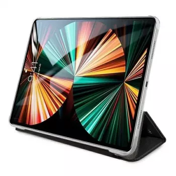 Karl Lagerfeld KLFC12OKMK Book Cover for iPad Pro 12,9 inch (2021/2022) - Black Saffiano Karl Iconic