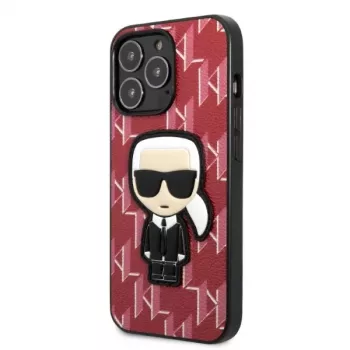 Karl Lagerfeld Ikonik Patch Hard Case for iPhone 13 Pro Max 6,7 inch Red
