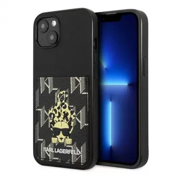 Karl Lagerfeld KF001284 Karlimals Cardslot Hard Case for iPhone 13/14/15 6,1 inch Black