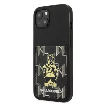 Karl Lagerfeld KF001284 Karlimals Cardslot Hard Case for iPhone 13/14/15 6,1 inch Black