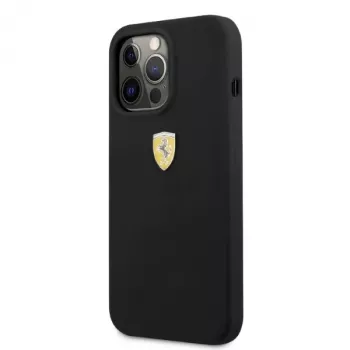 Ferrari FESSIHMP13LBK iPhone 13 Pro / 13 Silicone Hardcase MagSafe Must