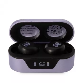 Guess GUTWST31EU True Wireless Stereo Bluetooth 5.3 kõrvaklapid laadimiskarbiga - Lilla