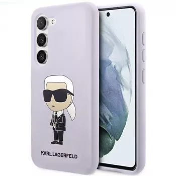 Karl Lagerfeld Ikonik Silikoonkate Samsung Galaxy S23+ (SM-S916) jaoks - Lilla