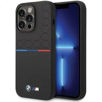 BMW M Collection Silicone Case for Apple iPhone 15 Pro Max 6,7 inch Black Pattern