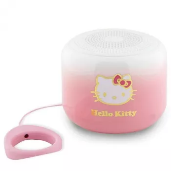 Hello Kitty Bluetooth 5.0 Speaker HKWSBT6GKEP Pink Electroplate Gradient