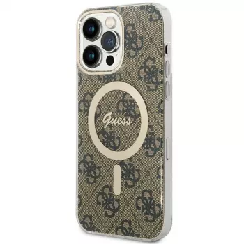 Guess GUHMP15XH4STW Kõvakest ümbrisele iPhone 15 Pro Max 6,7 inch Pruun IML 4G MagSafe