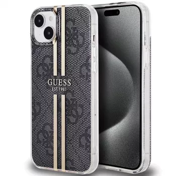 Guess GUHCP15MH4PSEGK Kõva ümbris Apple iPhone 15 Plus / 14 Plus 6,7 inch must 4G Gold Stripe