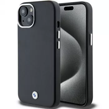 BMW Signature Wrapped Metal MagSafe Case for iPhone 15 / 14 / 13 6,1 inch Black