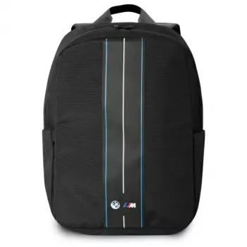BMW BMBP15COMPVSKL 16 inch sülearvuti seljakott, must nailon, sinine triip