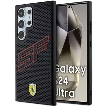 Ferrari FEHCS24LPINK S24 Ultra S928 Must kõva ümbris Suur SF Perforeeritud