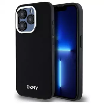 DKNY DKHMP15XPSCMCLK Kõva ümbris Apple iPhone 15 Pro Max 6,7 inch musta logo ja MagSafe'iga