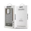 DKNY DKHMP15XPSOSPW Kõvakestaga nahkümbris trükitud mustriga metalllogoga MagSafe iPhone 15 Pro Max 6,7 inch pruun