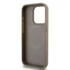 DKNY DKHMP15XPSOSPW Kõvakestaga nahkümbris trükitud mustriga metalllogoga MagSafe iPhone 15 Pro Max 6,7 inch pruun