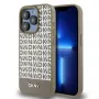 DKNY DKHMP15XPSOSPW Kõvakestaga nahkümbris trükitud mustriga metalllogoga MagSafe iPhone 15 Pro Max 6,7 inch pruun