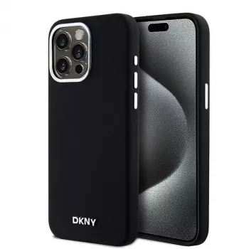 DKNY DKHMP14XSMCHLK Hardcase Liquid Silicone MagSafe Case for Apple iPhone 14 Pro Max 6,7 inch Black
