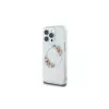 Guess GUHMP16LHFWFCT Hardcase iPhone 16 Pro 6,3 inch läbipaistev IML lillepärg MagSafe