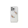 Guess GUHMP16LHFWFCT Hardcase iPhone 16 Pro 6,3 inch läbipaistev IML lillepärg MagSafe