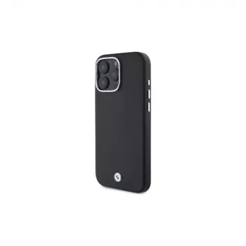 BMW BMHMP16X23PUFWK iPhone 16 Pro Max 6,9 inch Must kõva ümbris Sign Full Wrapped Metal MagSafe