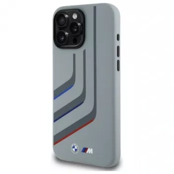 BMW Turning Lines Silikoonist kõva ümbris Apple iPhone 16 Pro Max 6.9 tolli hall MagSafe