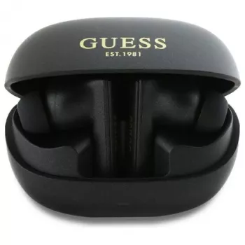 Guess Capsule Printed Logo - Bluetooth TWS ANC & ENC kõrvaklapid laadimiskarbiga (must)
