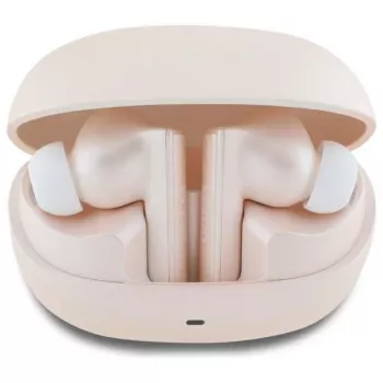 Guess Capsule Printed Logo - Bluetooth TWS ANC & ENC kõrvaklapid + laadimiskarp (roosa)