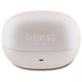 Guess Capsule Printed Logo - Bluetooth TWS ANC & ENC kõrvaklapid + laadimiskarp (roosa)