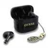 Guess Glossy Effect Printed Classic Logo & Charm TWS Bluetooth-kõrvaklapid laadimiskarbiga (must)
