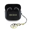 Guess Glossy Effect Printed Classic Logo & Charm TWS Bluetooth-kõrvaklapid laadimiskarbiga (must)