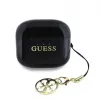 Guess Glossy Effect Printed Classic Logo & Charm TWS Bluetooth-kõrvaklapid laadimiskarbiga (must)