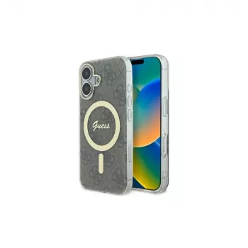 Guess GUHMP16MH4STW iPhone 16 Plus 6,7 tolli pruun kõva ümbris IML 4G MagSafe