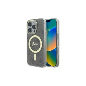 Guess GUHMP16XH4STW iPhone 16 Pro Max 6,9 tolli pruun kõvaümbris IML 4G MagSafe